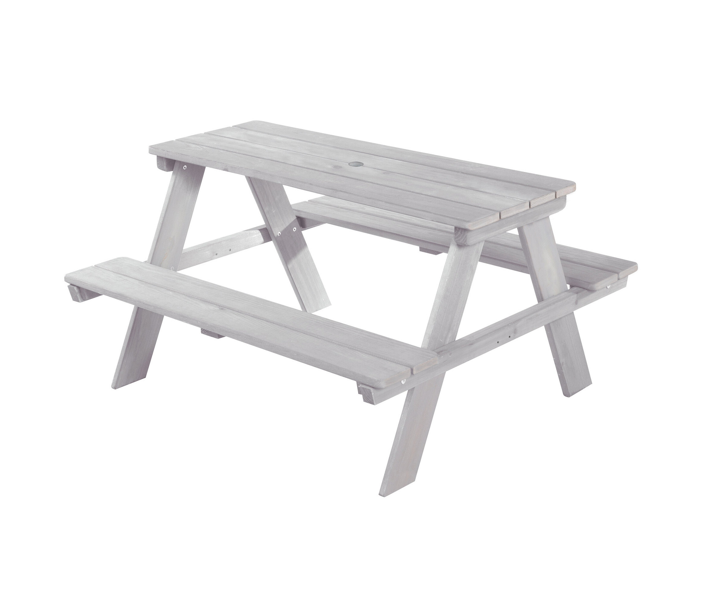 roba Kinder-Outdoor-Sitzgruppe »Picknick for 4« - 89x84,5x50cm - grau -
