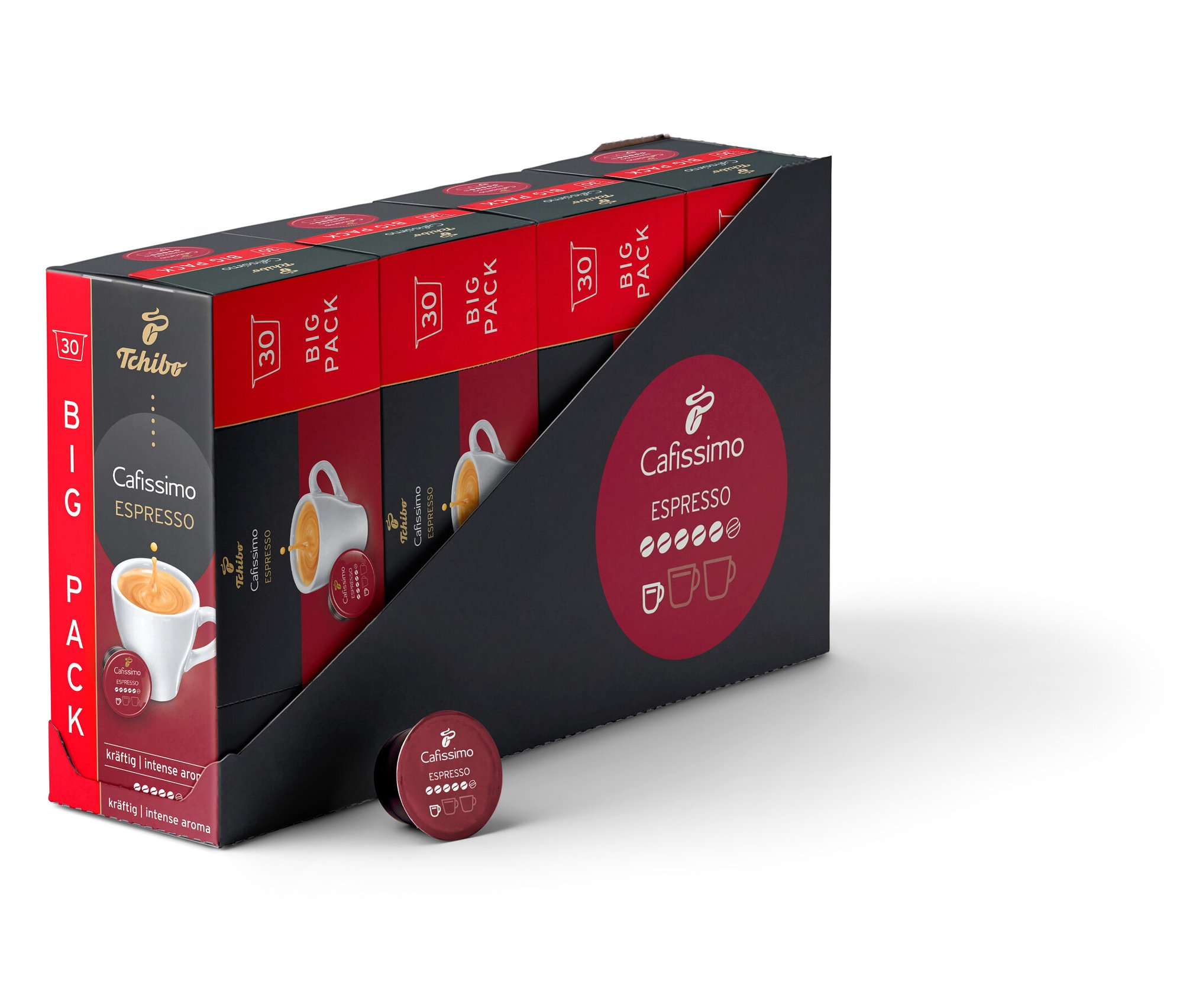 Cafissimo Espresso kräftig - 120 Kapseln - Intensität: 5/6