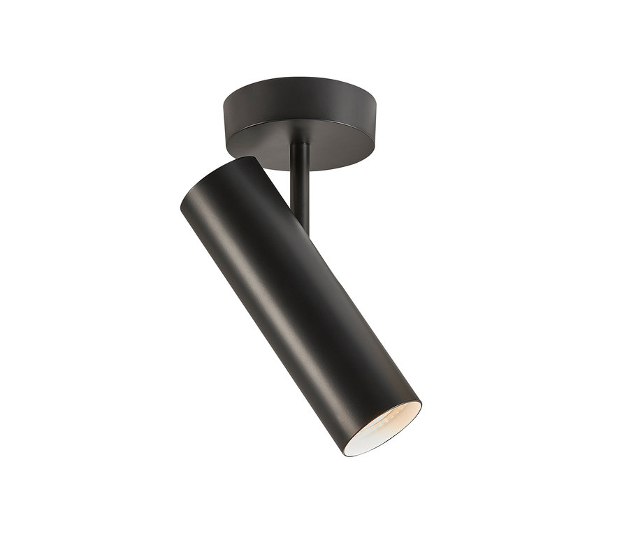 Schwarzer Nordlux-Deckenspot »MIB 6«.