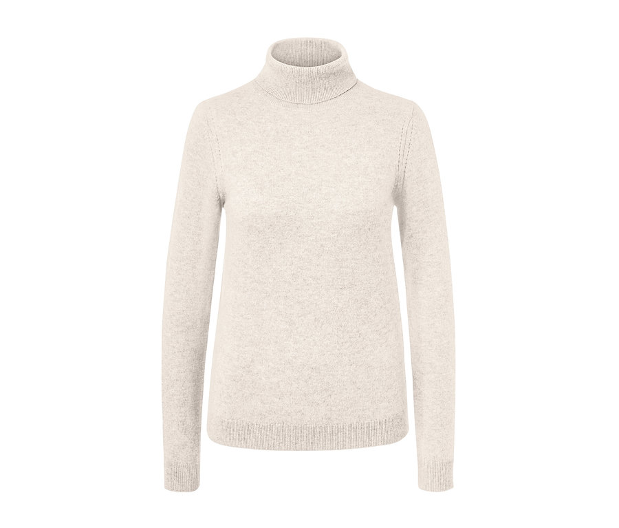 Cashmere-Feinstrickpullover.