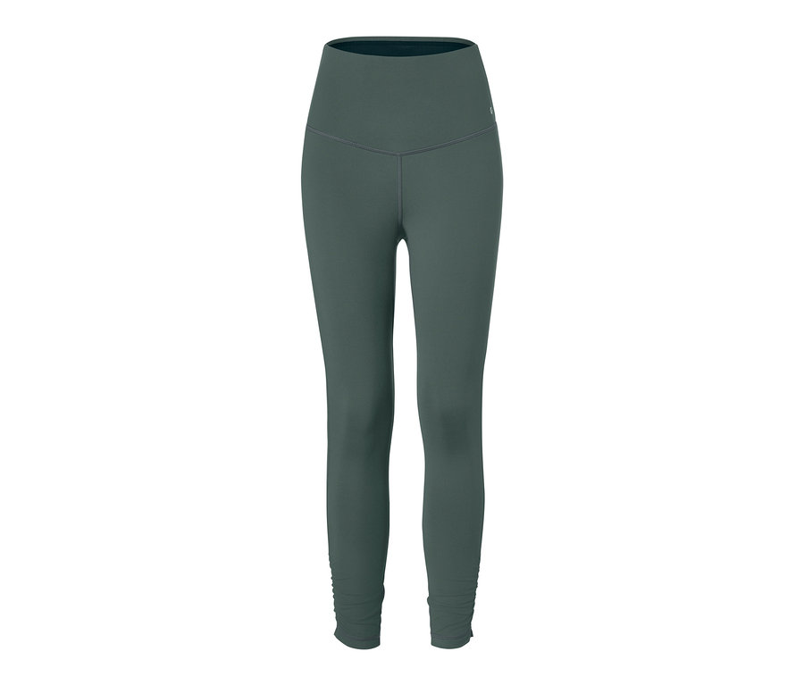 Grüne Bodyforming-Sporttight auf weissem Hintergrund.