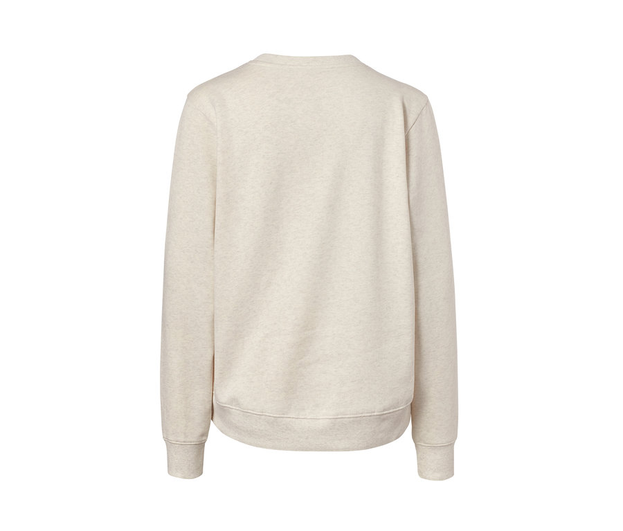Rückansicht eines Sweatshirts.