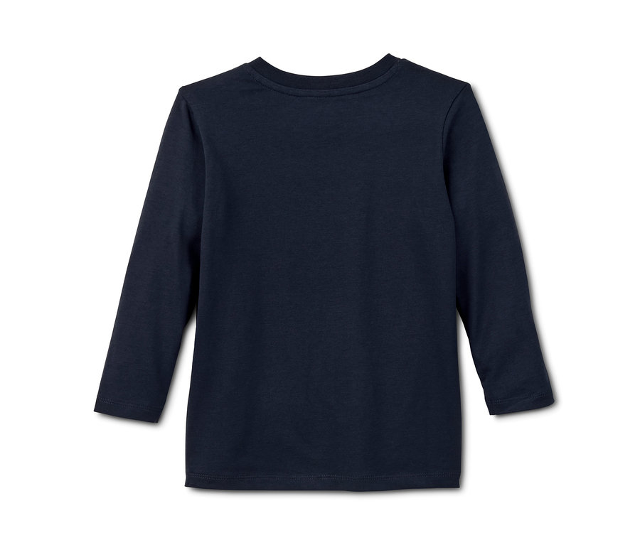 Dunkelblauer Glow-in-the-dark-Pyjama mit Bio-Baumwolle.