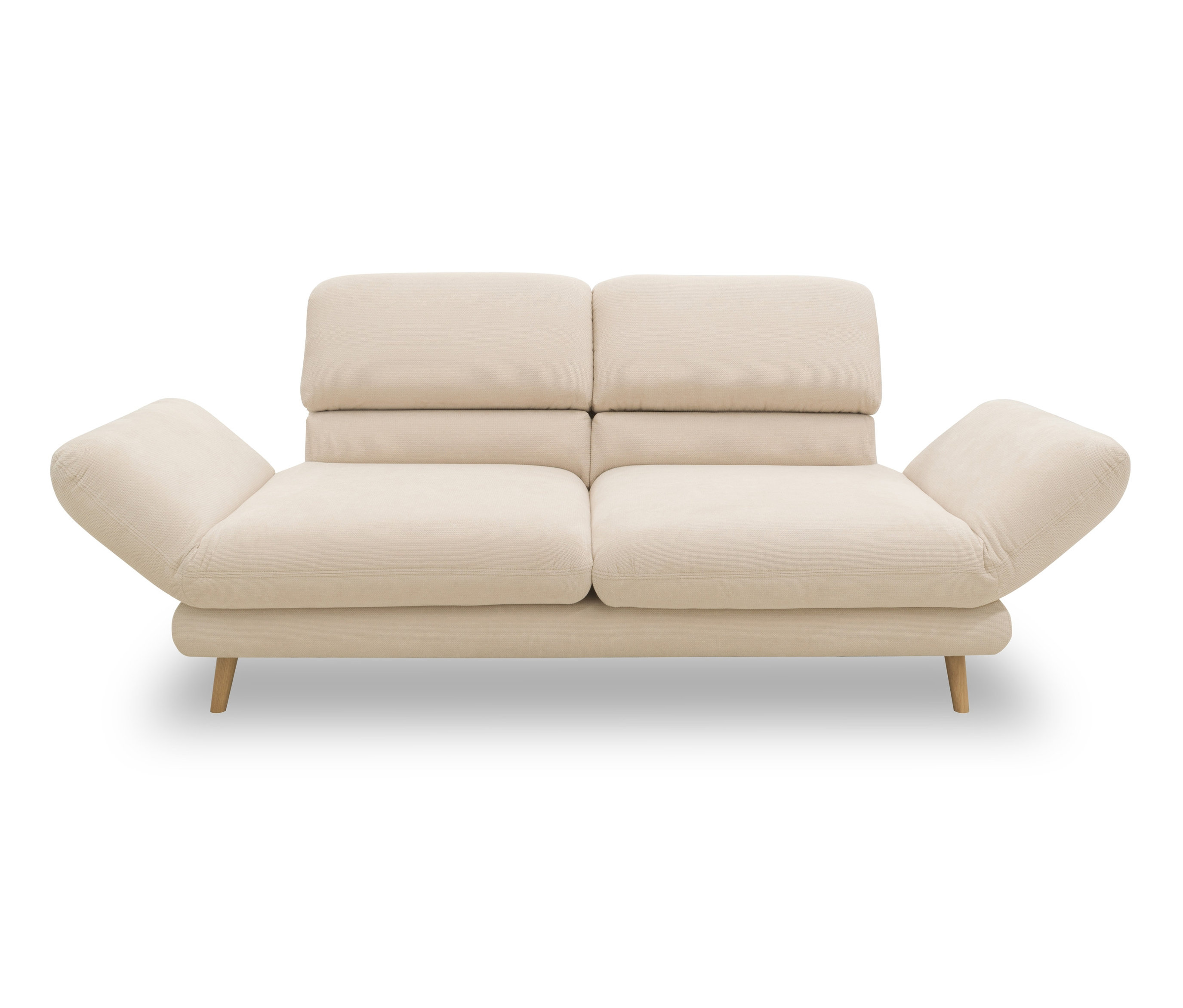 Domo 2-Sitzer »Malaga« - 180x98x92cm - creme -