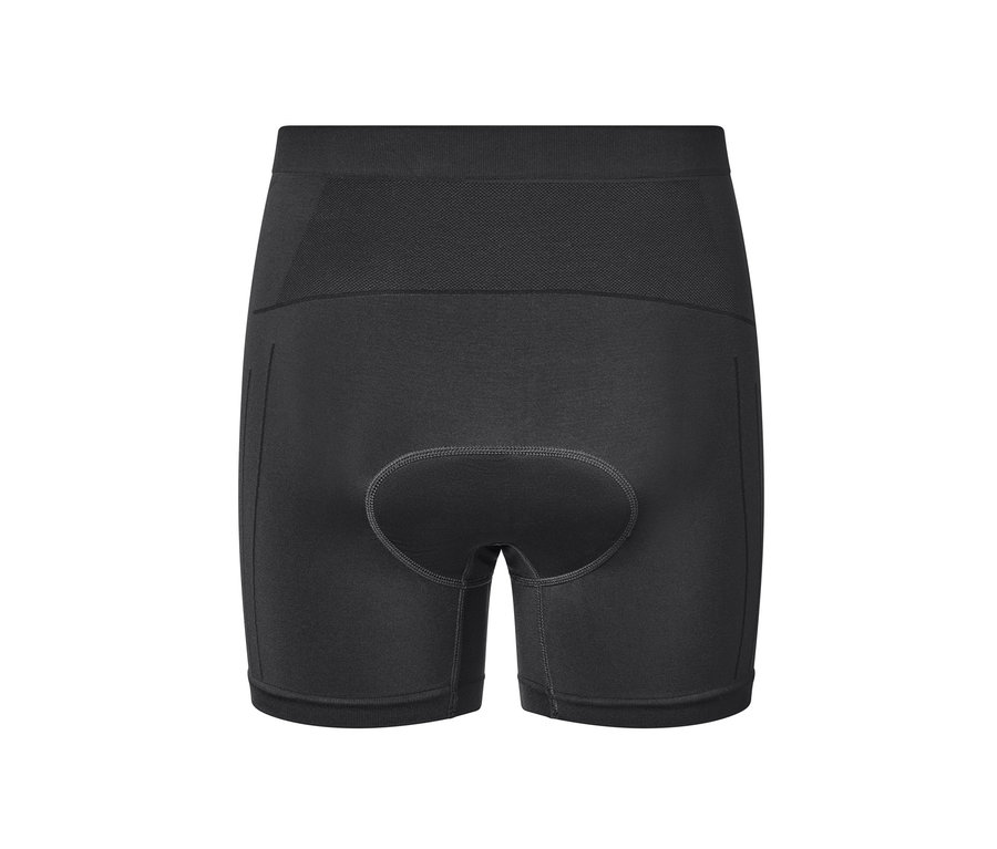 Schwarze Radunterhose.