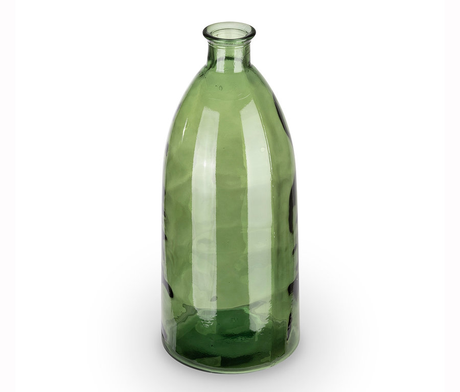 Grüne XL-Bodenvase, Höhe ca. 61 cm, auf weißem Hintergrund.