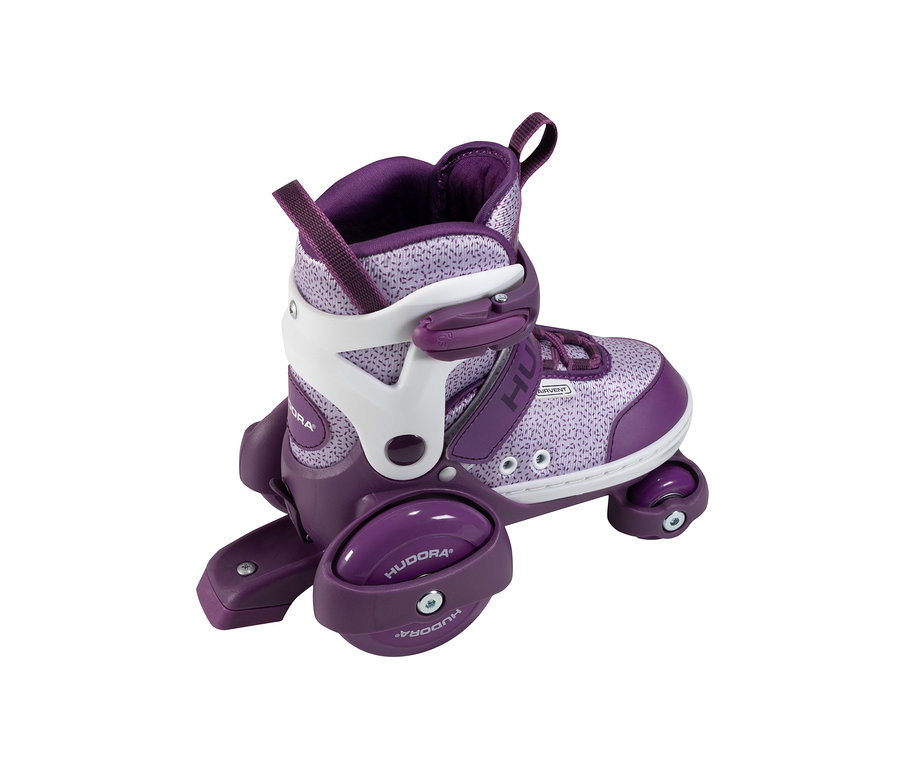 Lila HUDORA Rollschuhe »My First Quad«, Gr. 30–33.