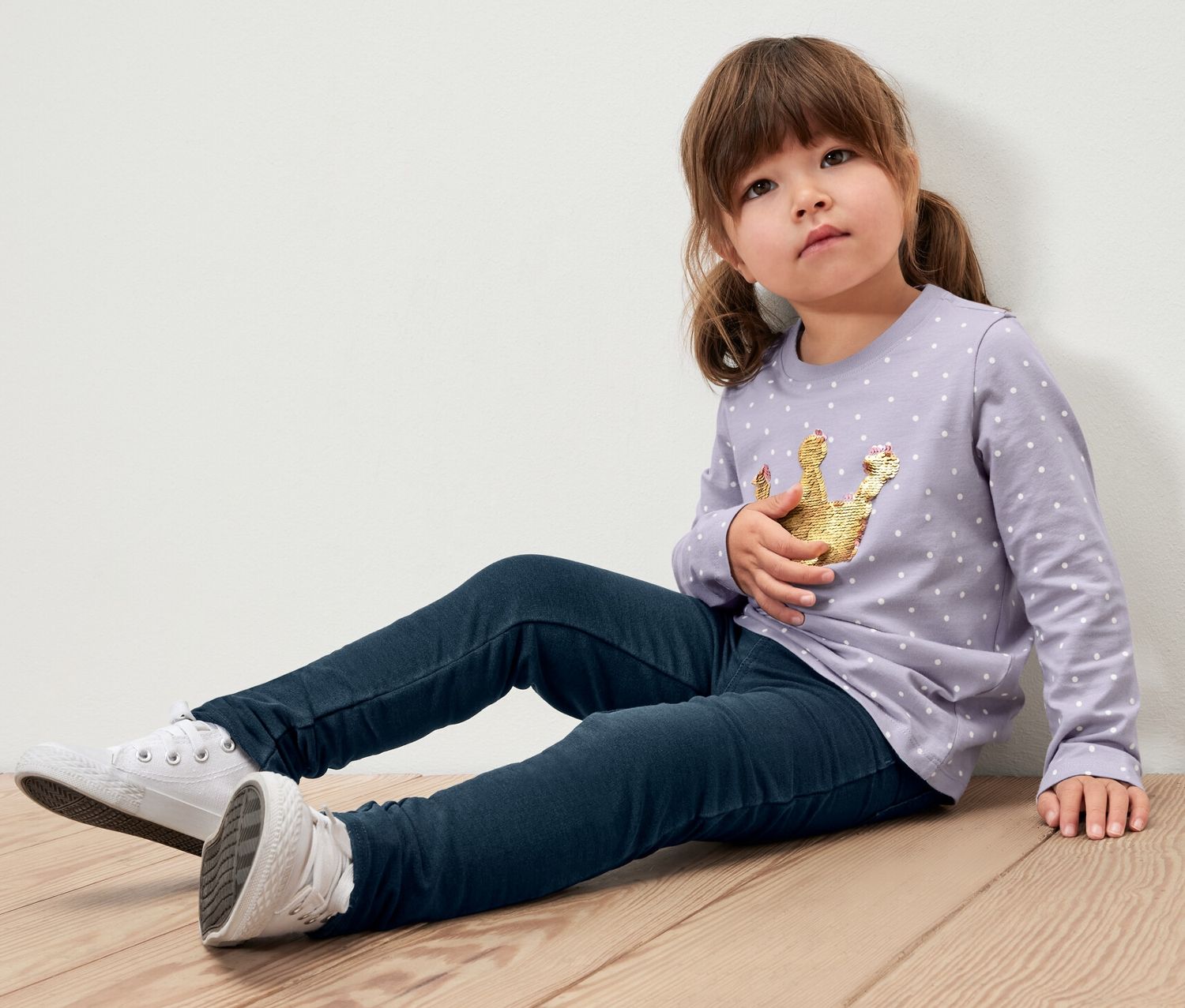 Thumbnail - Tchibo - 2 Kinder-Jeggings ‒ Fit »Mia« - Mädchen - Gr. 86/92 - dunkelblau