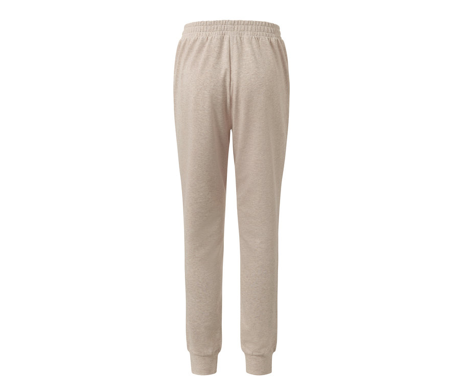 Beige Loungewear-Hose von hinten.
