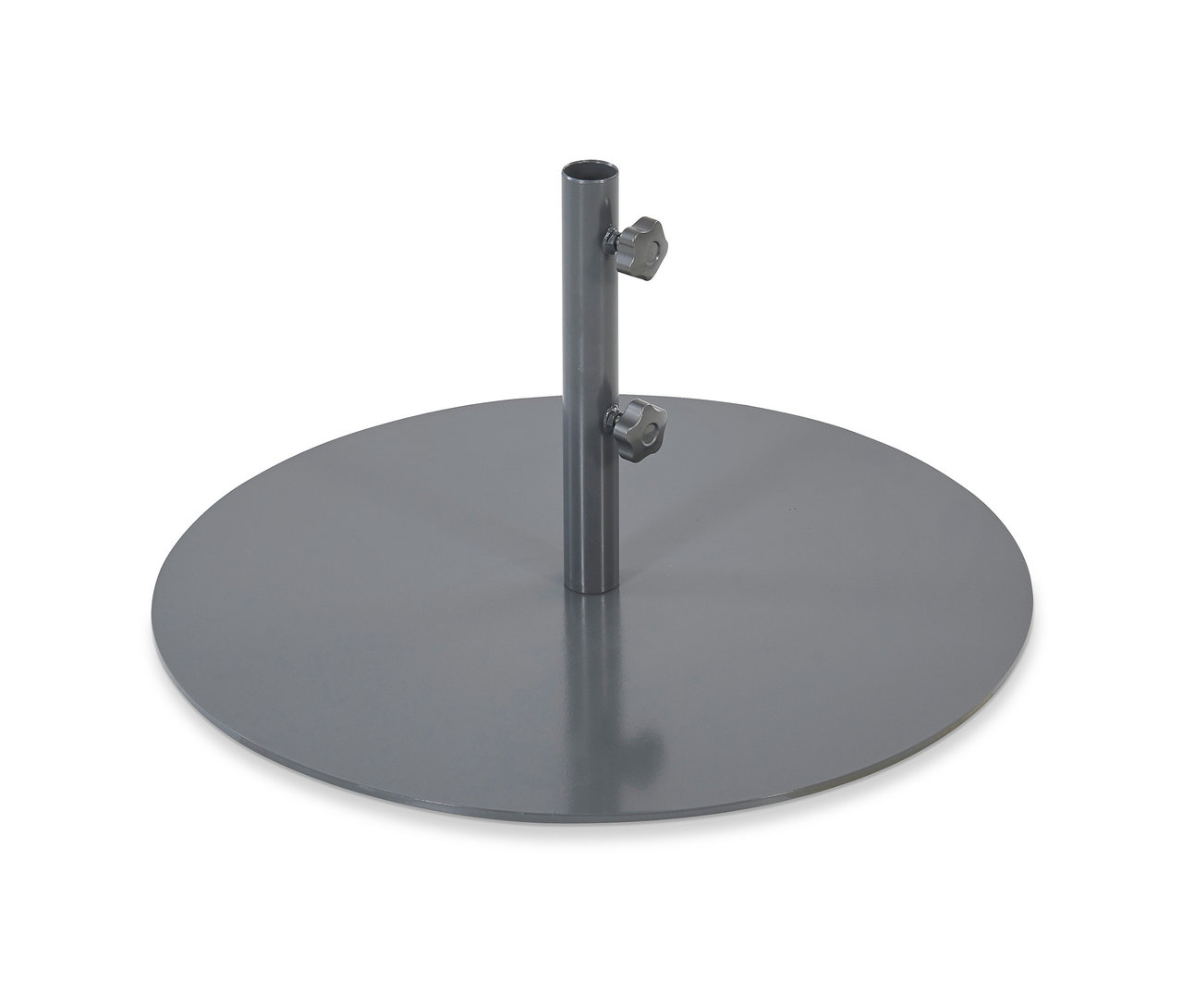 Leco Sonnenschirmständer, flach, Ø ca. 60 cm, ohne Rollen.