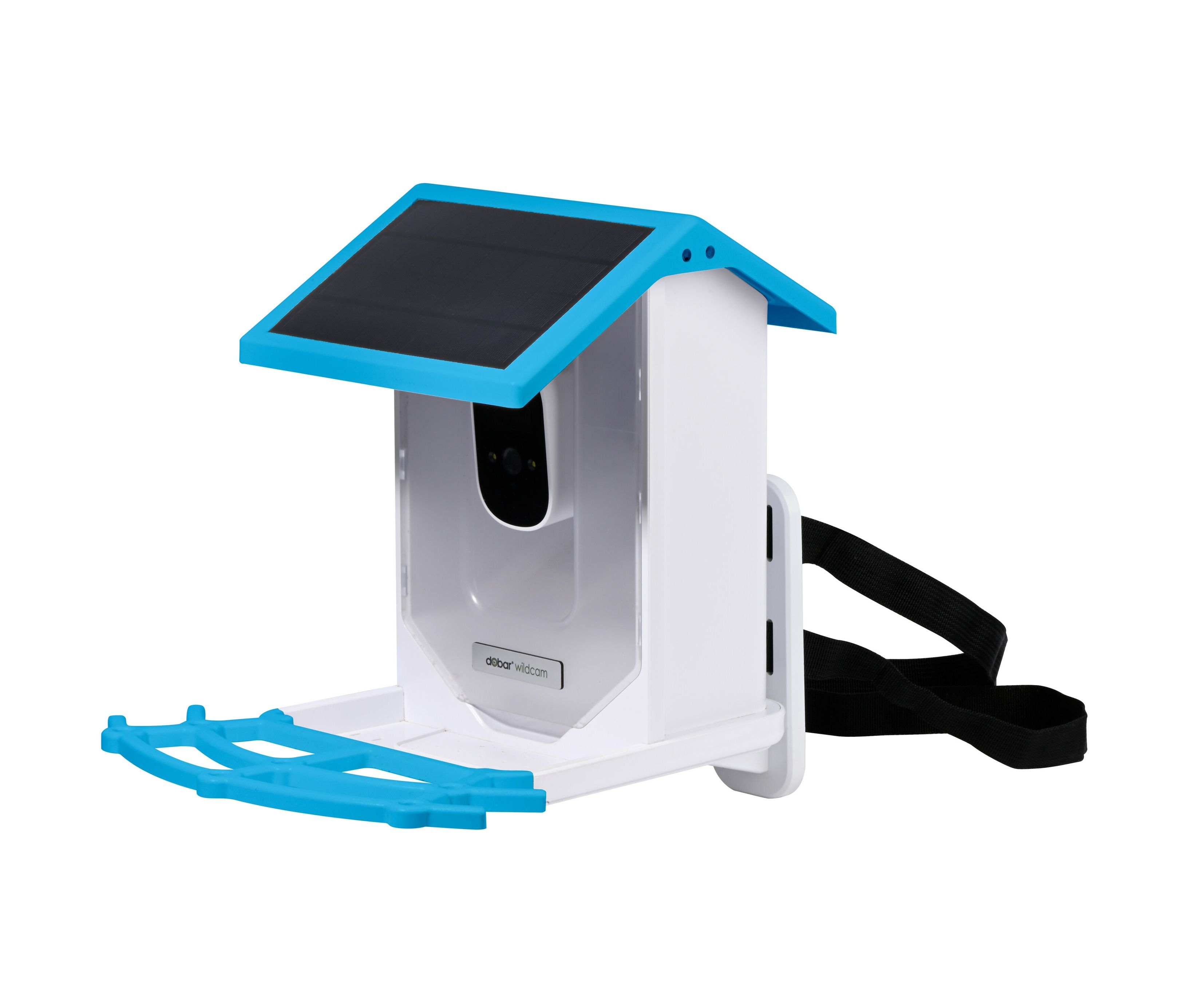 Tchibo - Vogel-Futterhaus »Eazy« mit Solarpanel und Wi-Fi-Kamera - weiß