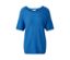 Feinstrick-Shirt, kobaltblau - Kobaltblau