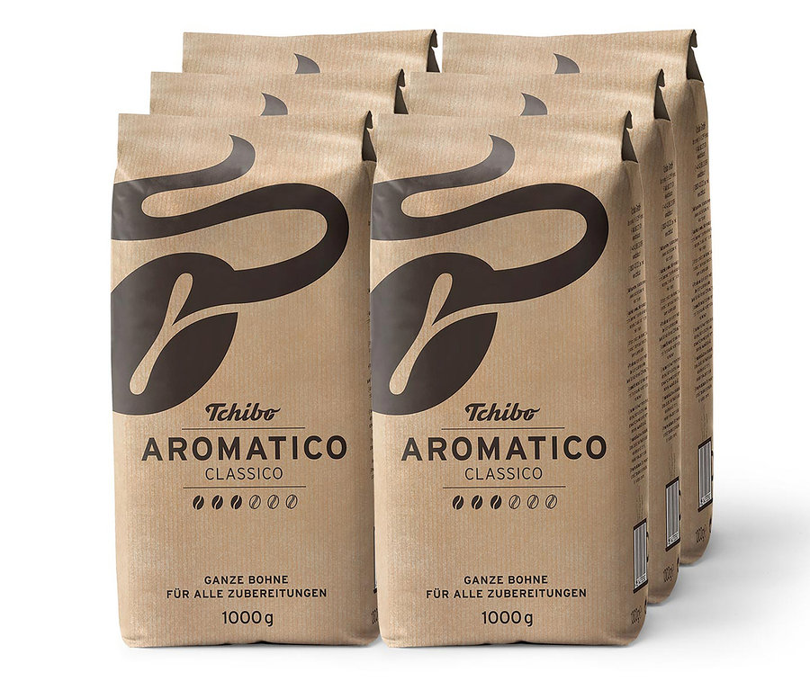 Aromatico Classico - 6 x 1 kg Ganze Bohne