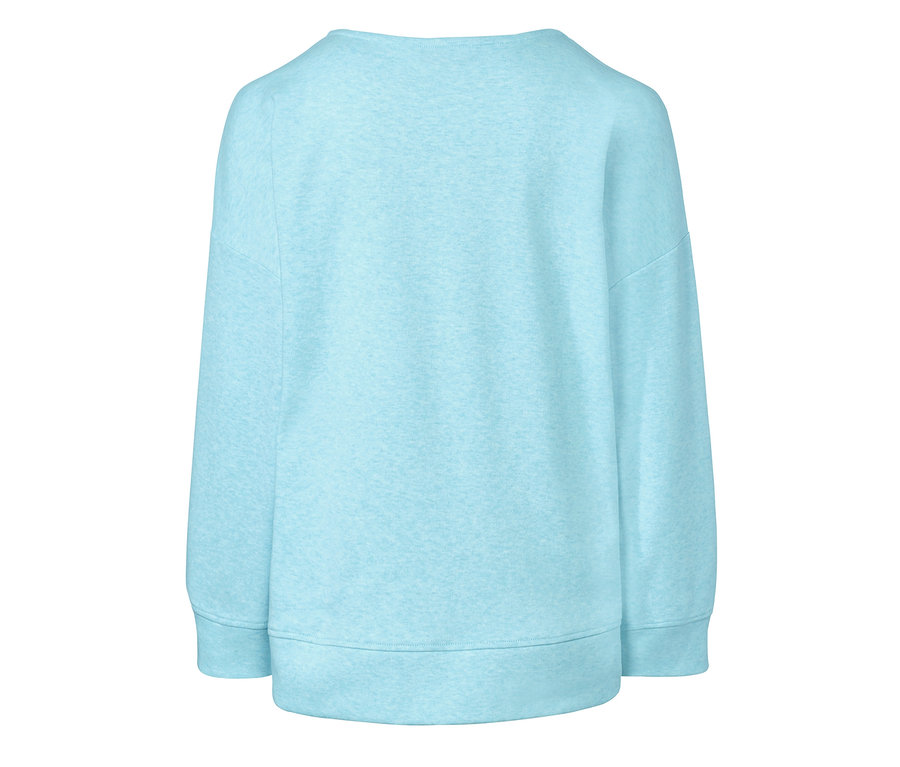 Hellblaues Lounge-Sweatshirt von hinten.