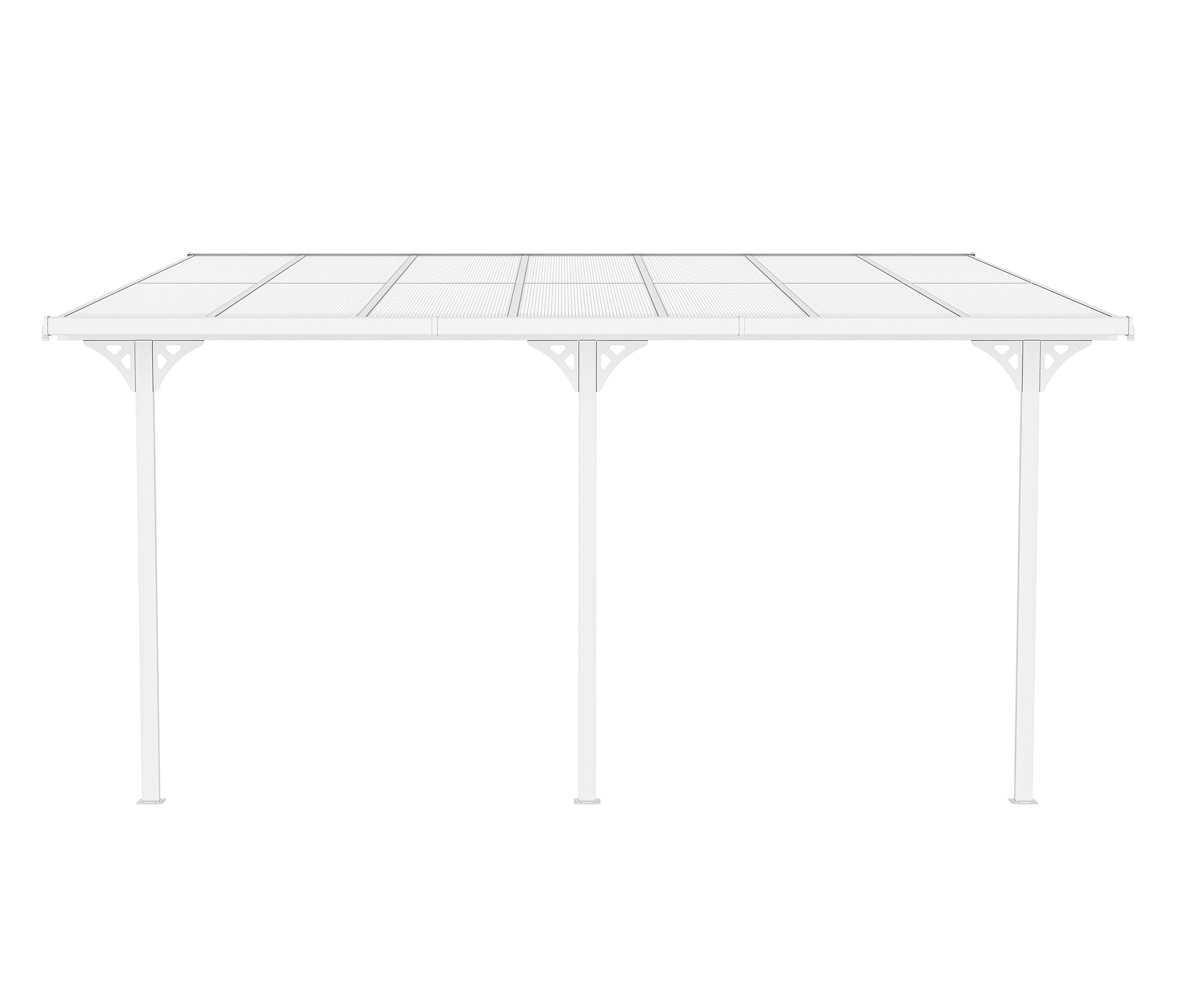 Thumbnail - Tchibo - Terrassenüberdachung - 435x300x270cm - weiß - Aluminium