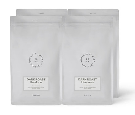 Vier Packungen Dark Roast - Omni-Roast - 4 x 1 kg Ganze Bohne.
