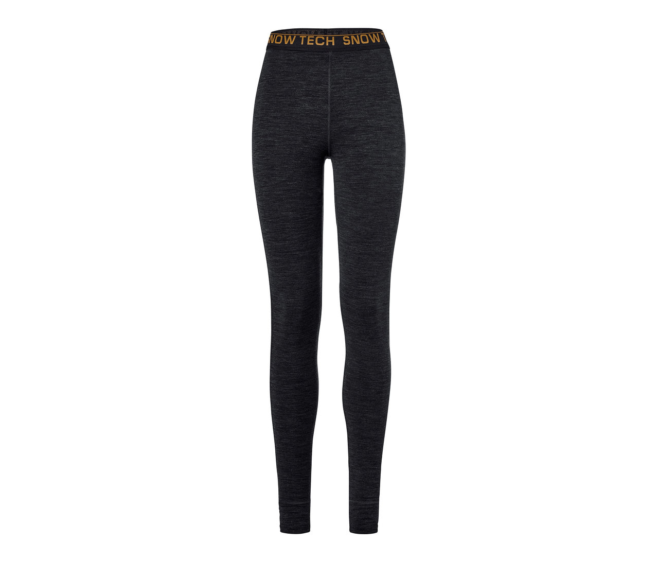 Dunkelgrau melierte Funktionsunterhose mit Merinowolle.