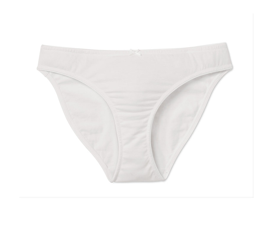 Weisser Slip, 5 Stück.