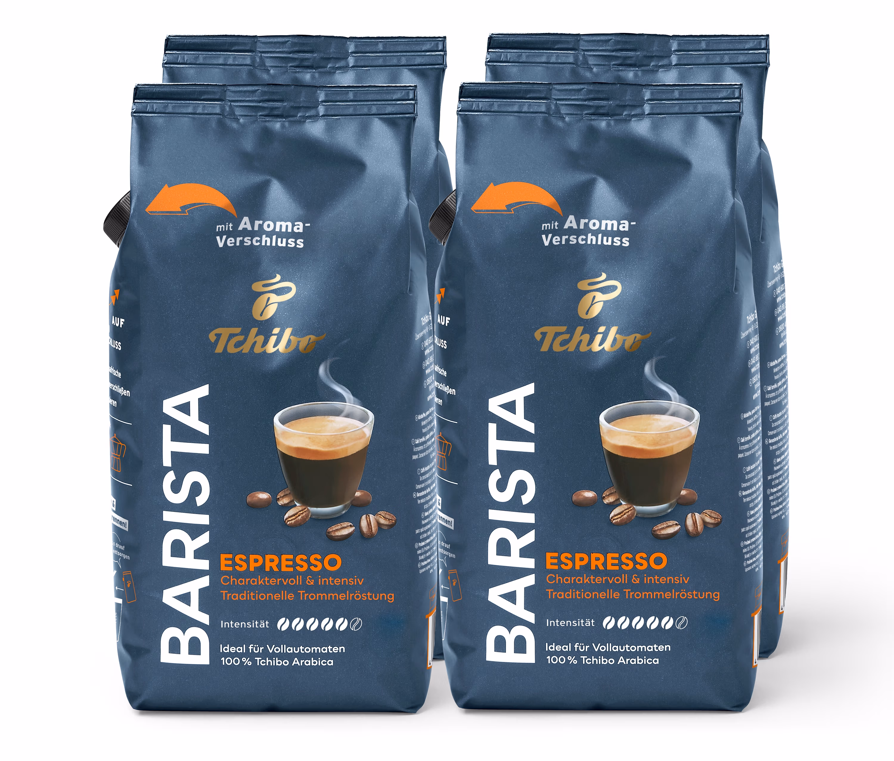 Espresso Ganze günstig Kaufen-Tchibo - Barista Espresso - 4x 1 kg Ganze Bohne - Intensität: 5/6. Tchibo - Barista Espresso - 4x 1 kg Ganze Bohne - Intensität: 5/6 <![CDATA[BARISTA Espresso - 4x 1 kg Ganze Bohne Aufbewahrungshinweise: Trocken, dunkel und vor Wärme geschützt l