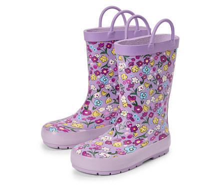 Kinder-Regenstiefel, Blumen
