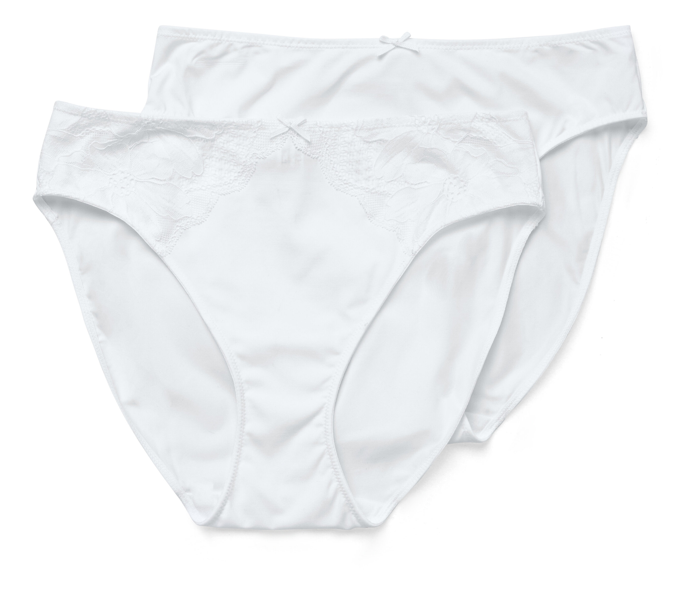 Tchibo - 2 Slips - Damen - Gr. M - weiß