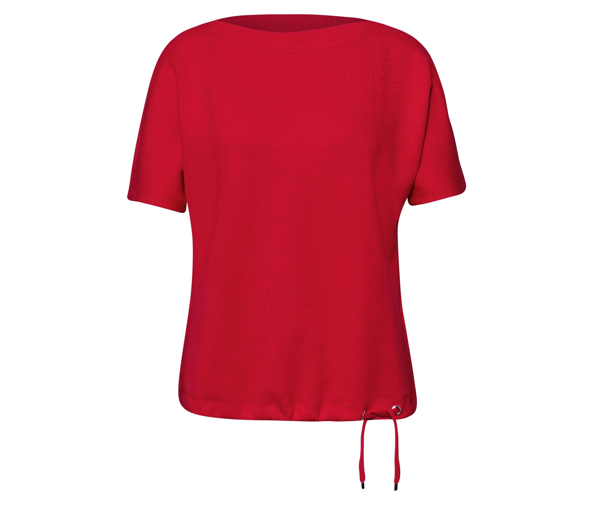 Kurzarmshirt - Damen - Gr. 40 - rot - rot