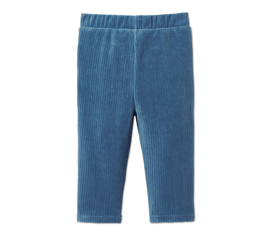 Eine blaue Schlupfhose.