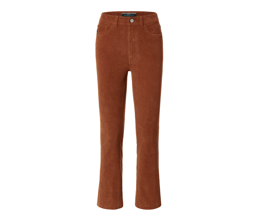 Eine ausgestellte Cordhose.