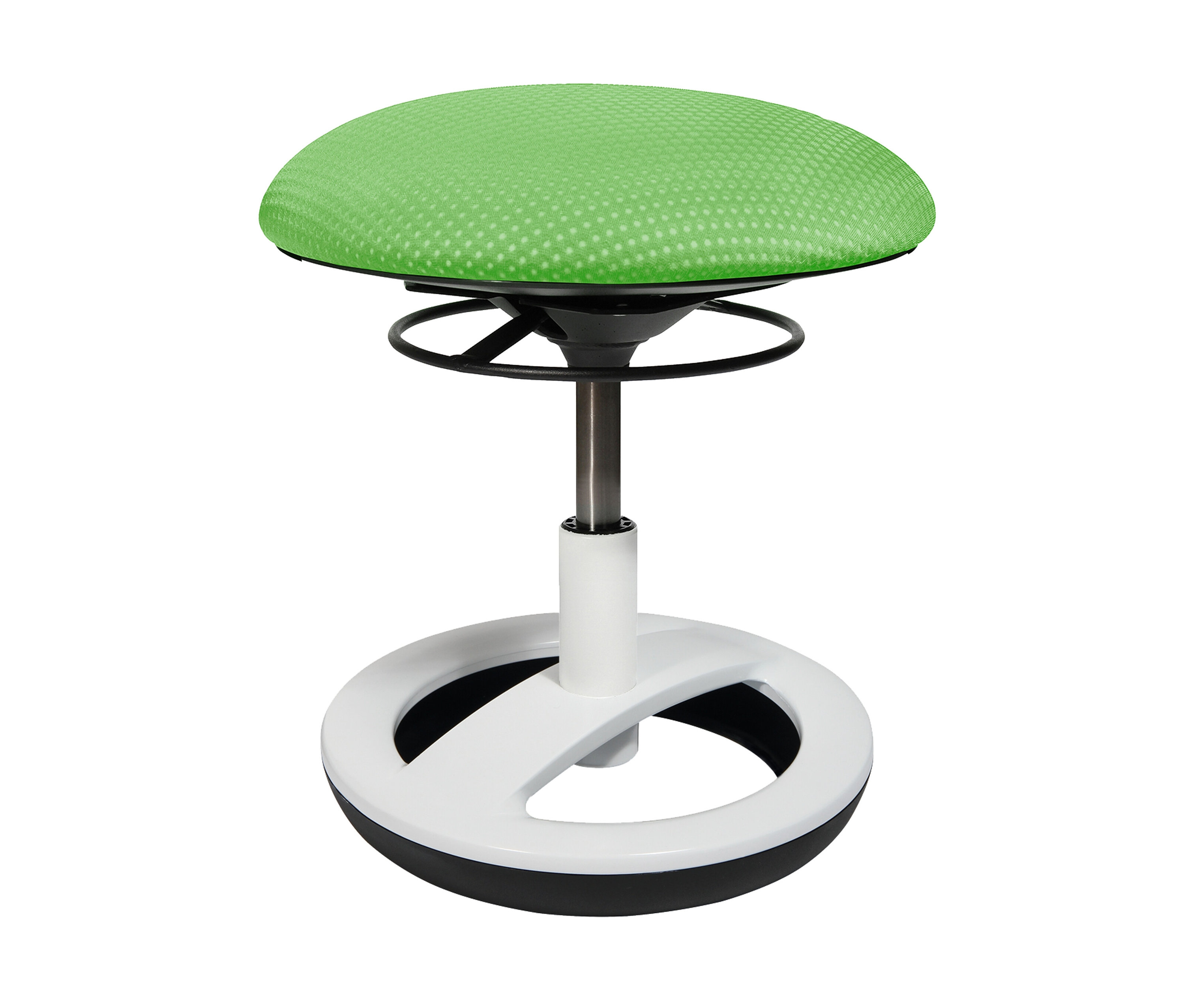 Ein weiß-grüner Topstar-Hocker Kids »Sitness Bobby«.