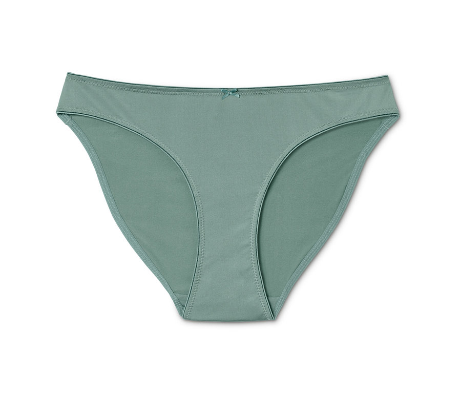 Ein grüner Microfaser-Slip.