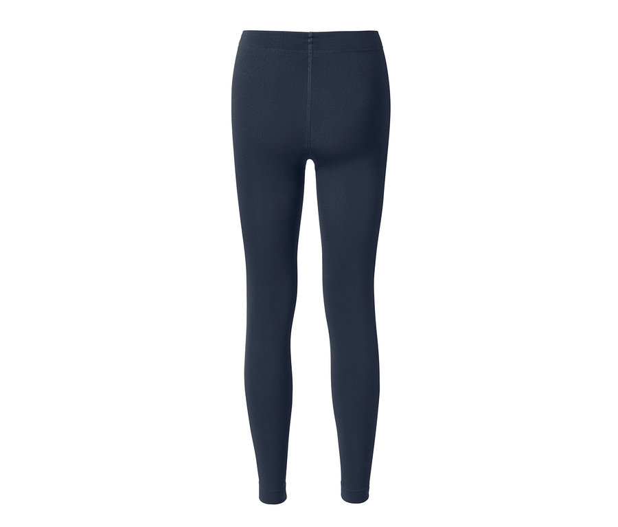 Blaue Thermoleggings.