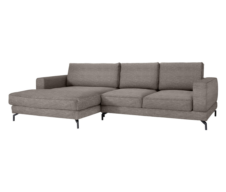 Ecksofa »Lennard«, links, beigegrau.