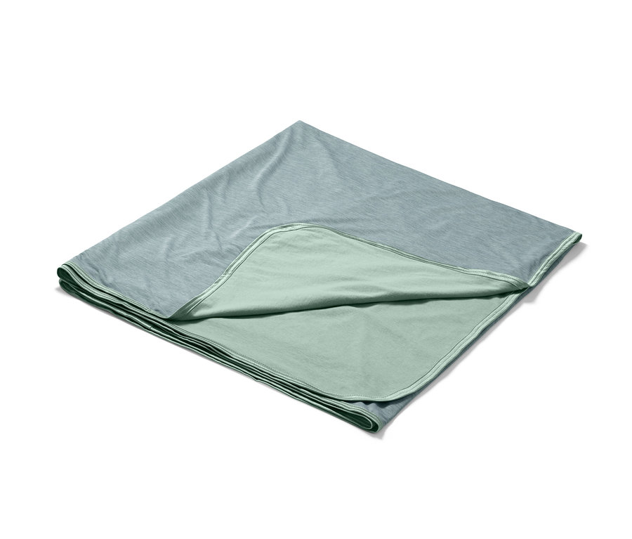 Eine blaugrüne Kühldecke