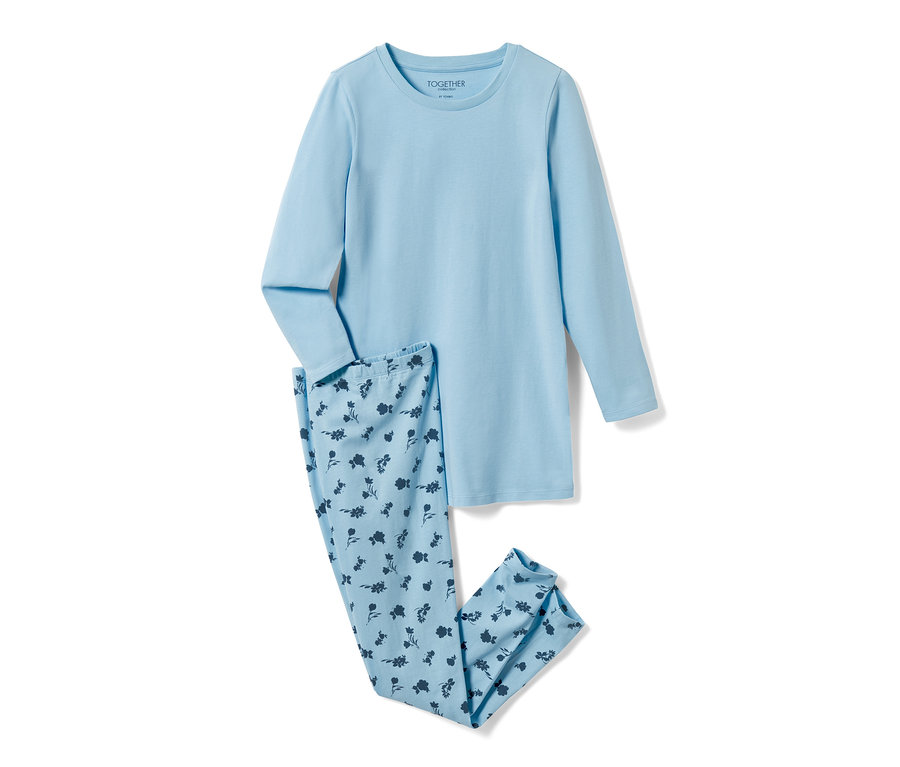 Blauer Kinder-Pyjama.