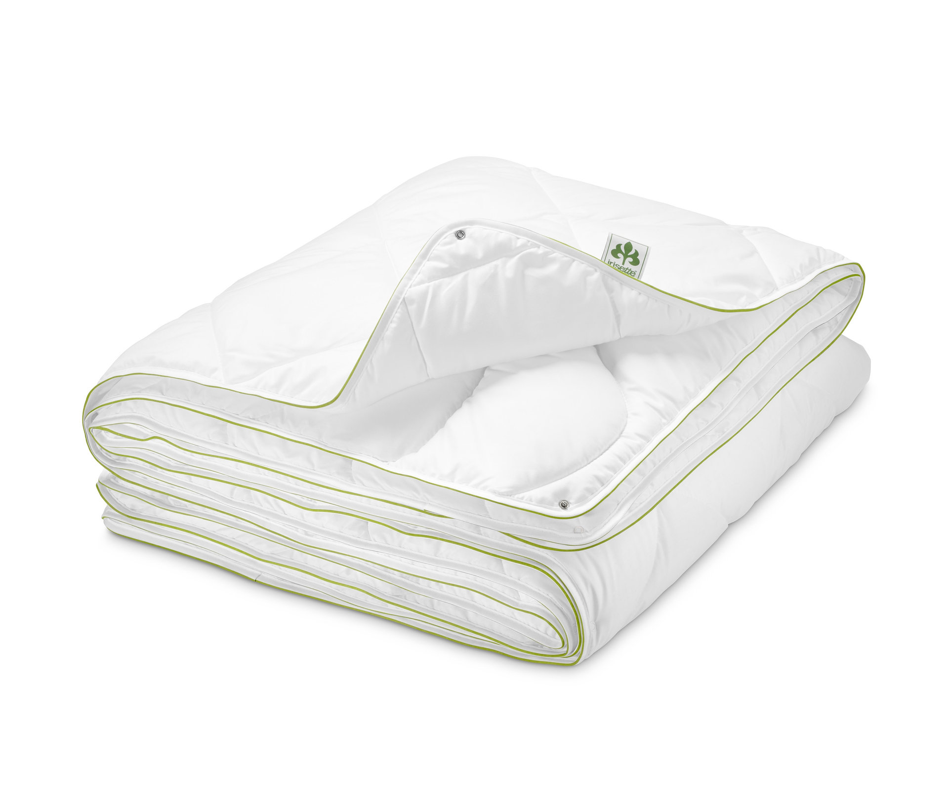 ® greenline 4-Jahreszeiten-Steppbett - weiß - weiß