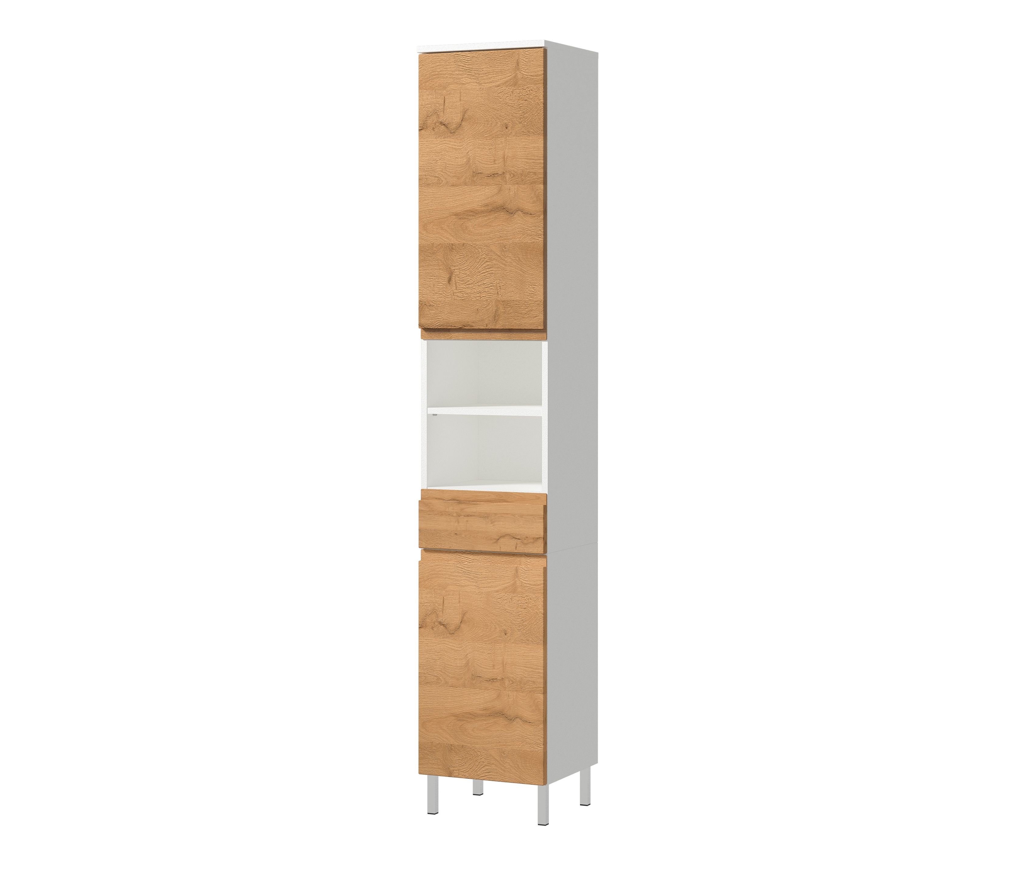 Thumbnail - Tchibo - Hochschrank »Torrance« - 34x34x190cm - braun - Holz / Holz