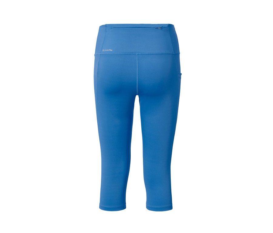 Blaue 3/4-Sporttight.
