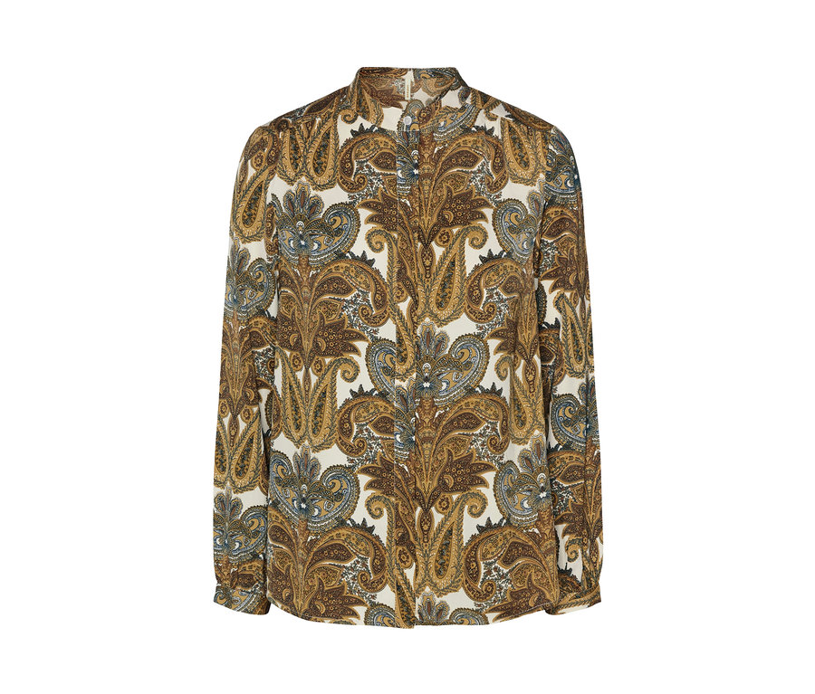 Bluse mit Print.