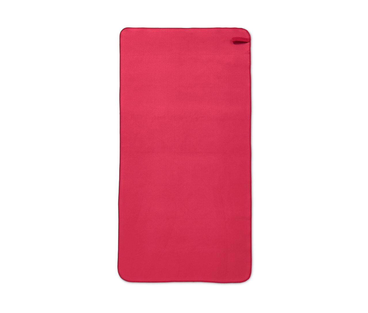 Rotes Outdoor-Handtuch, ca. 50 x 100 cm.