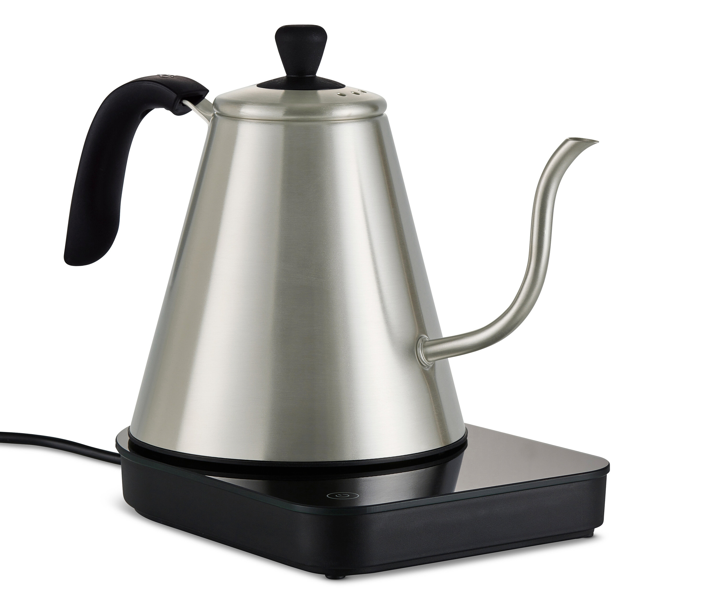 Tchibo - Elektrischer Schwanenhalskessel - silber