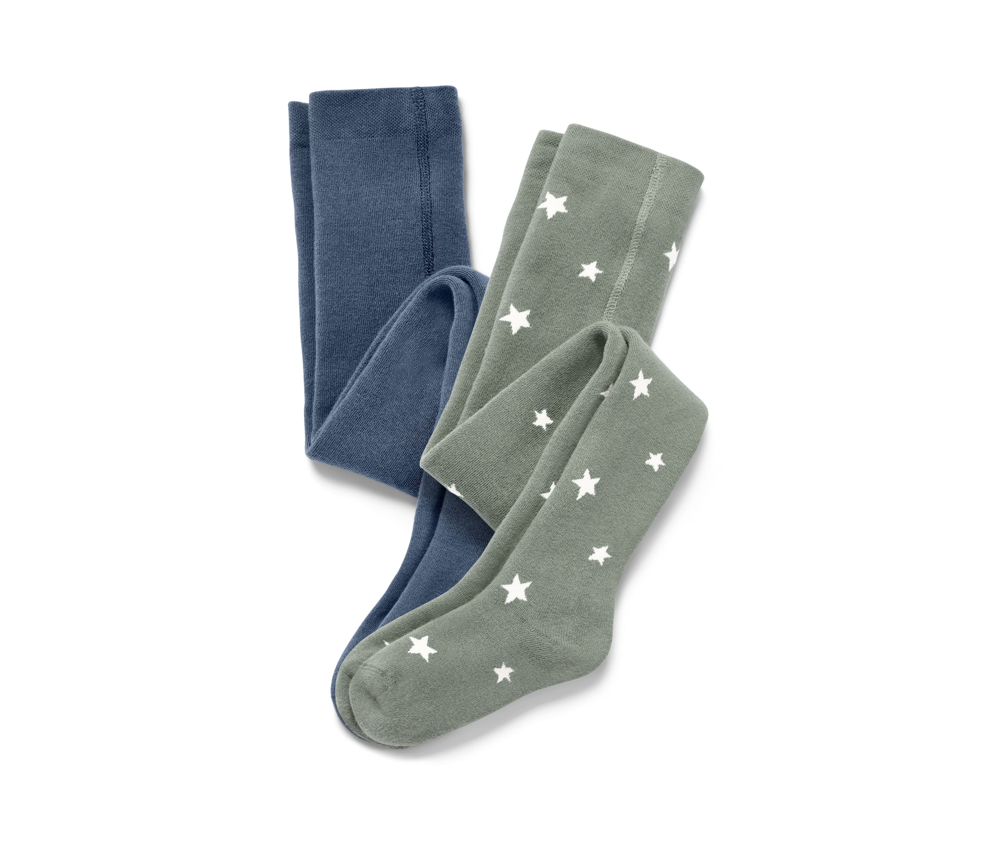 Tchibo - 2 Kinder-Thermostrumpfhosen - Baby - Gr. 62/68 - weiß