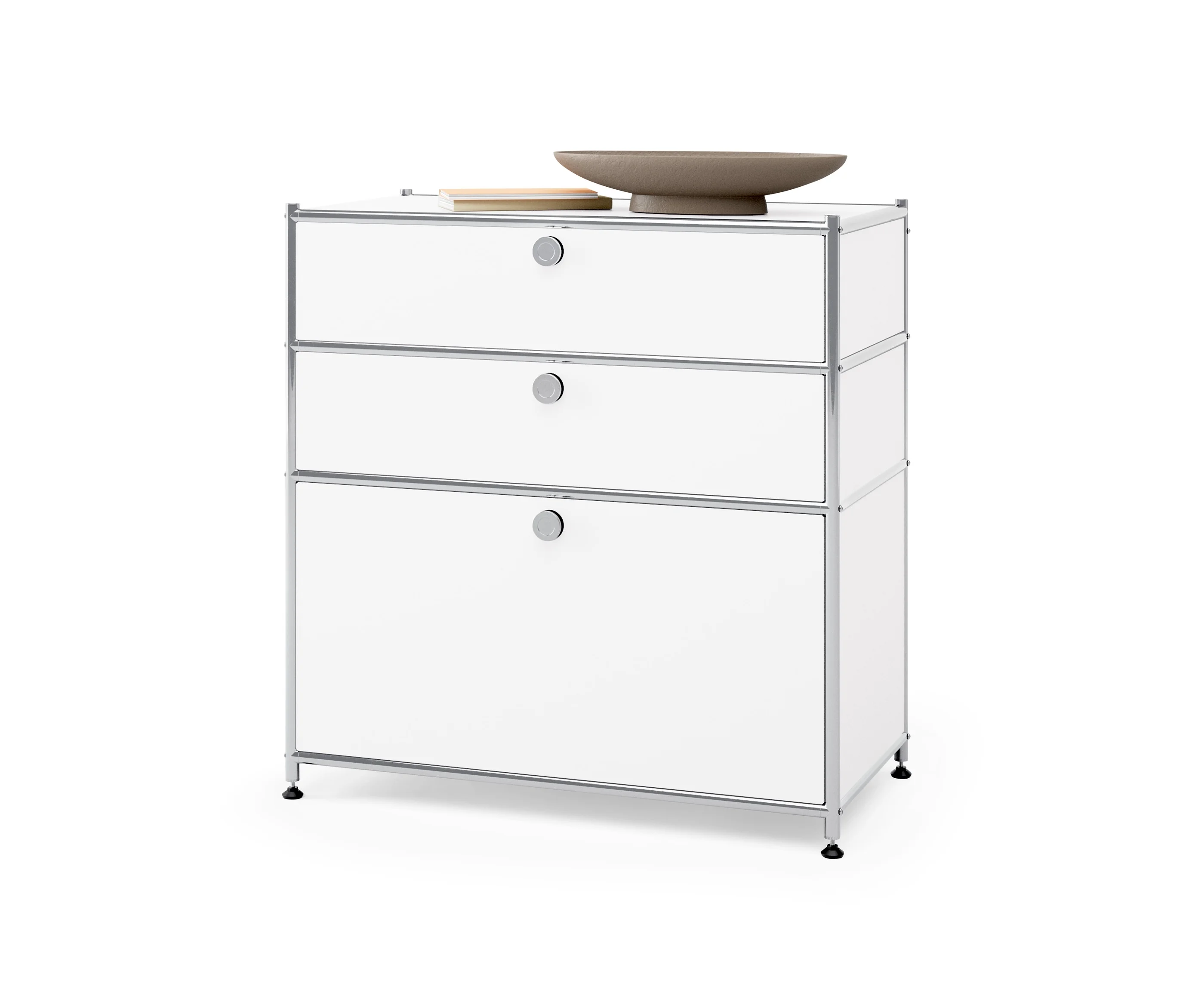 22.5cm günstig Kaufen-Tchibo - Kommode Metall »Cn3« mit 3 Schubladen - 77x40x84,5cm - chrom - Stahl / Aluminium / Kunststoff. Tchibo - Kommode Metall »Cn3« mit 3 Schubladen - 77x40x84,5cm - chrom - Stahl / Aluminium / Kunststoff <![CDATA[Kommode Metall »CN3