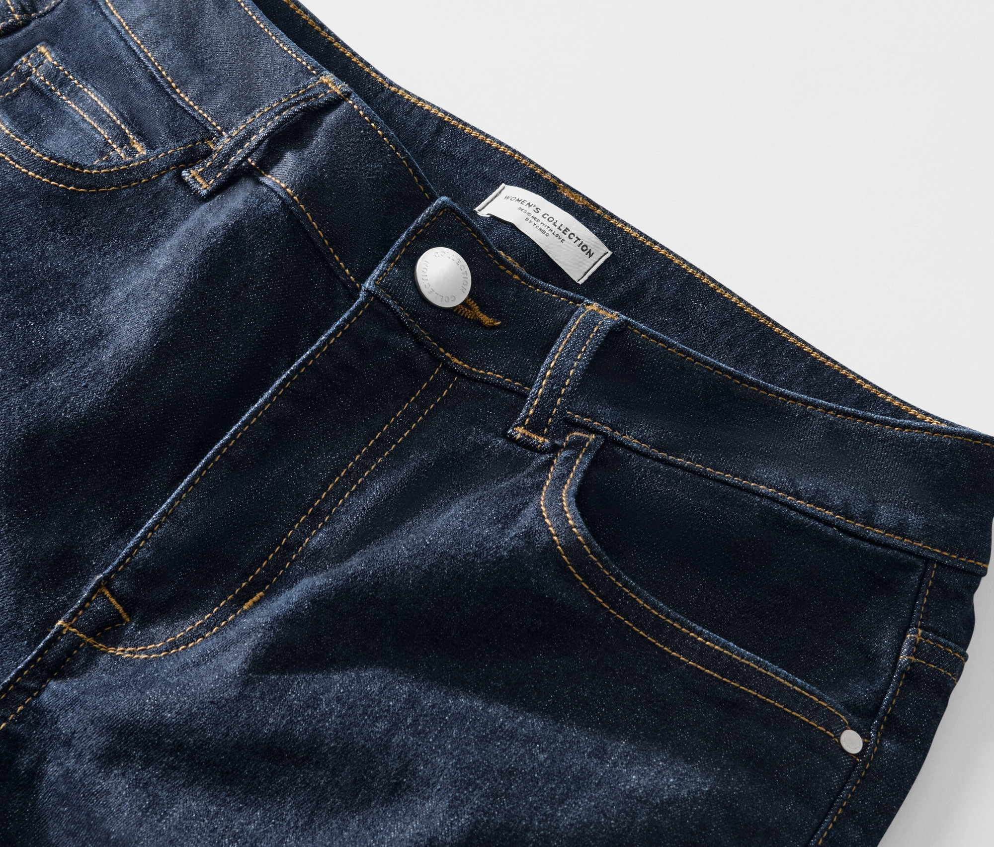 Thumbnail - Tchibo - Straight Jeans – Fit »Kira« - Damen - Gr. 42 - dunkelblau