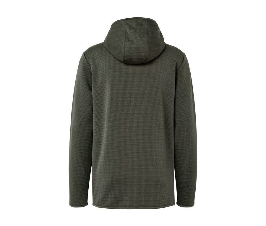 Rückansicht der Funktionsjacke, khaki.