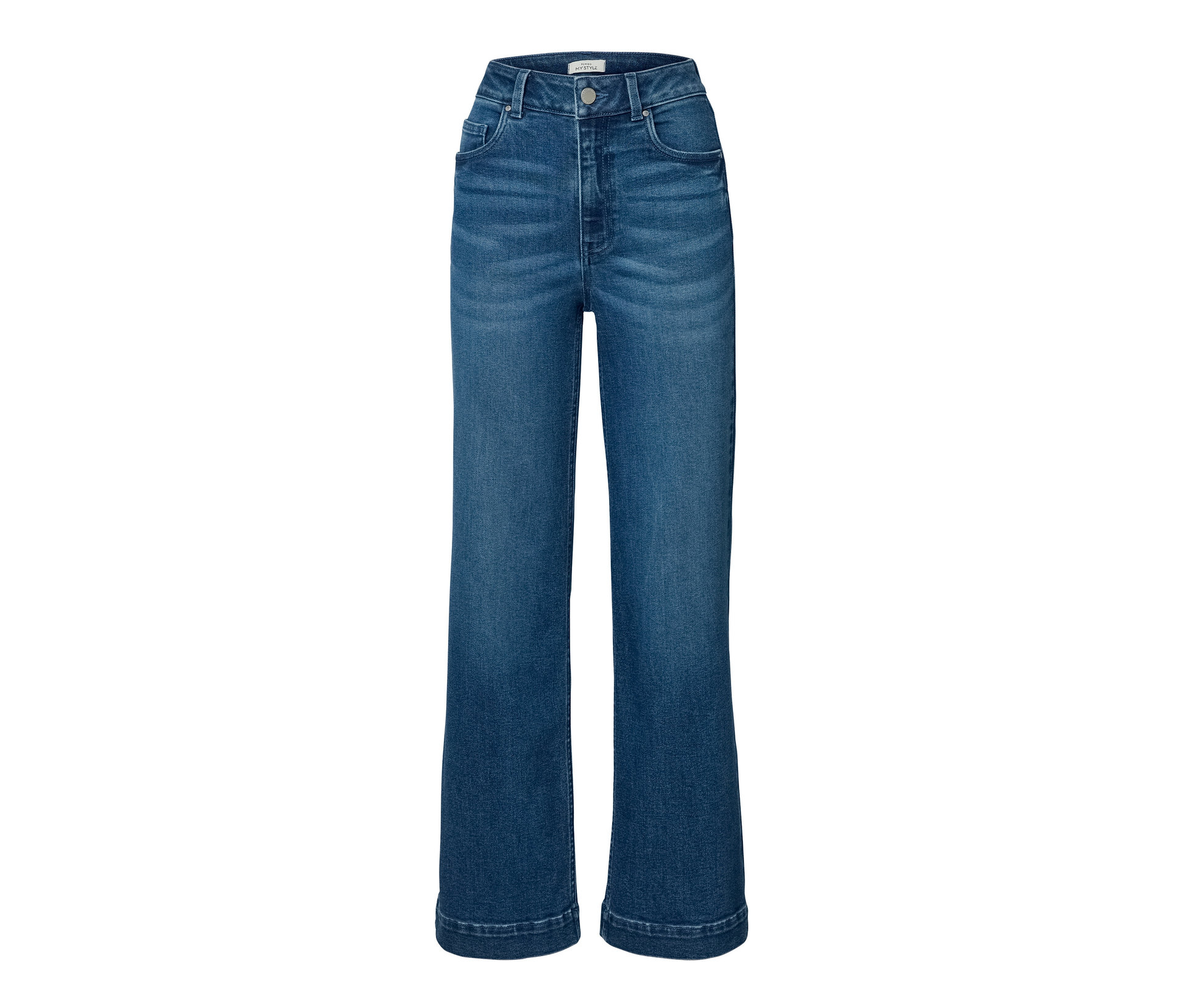 Tchibo - Wide Leg Jeans – Fit »Viki« - Damen - Gr. 46 - dunkelblau