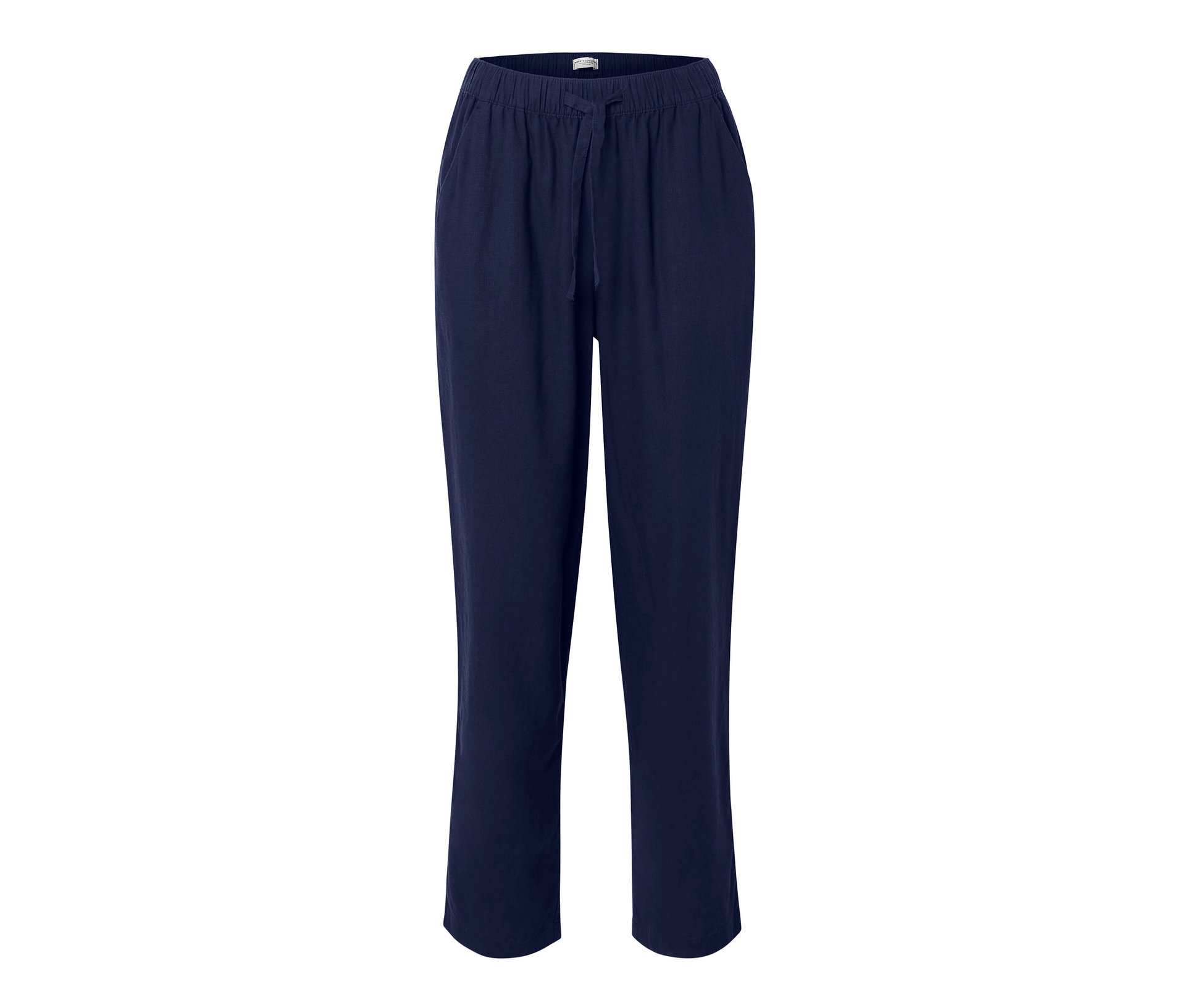 Leinenhose - Damen - Gr. 38 - dunkelblau - dunkelblau