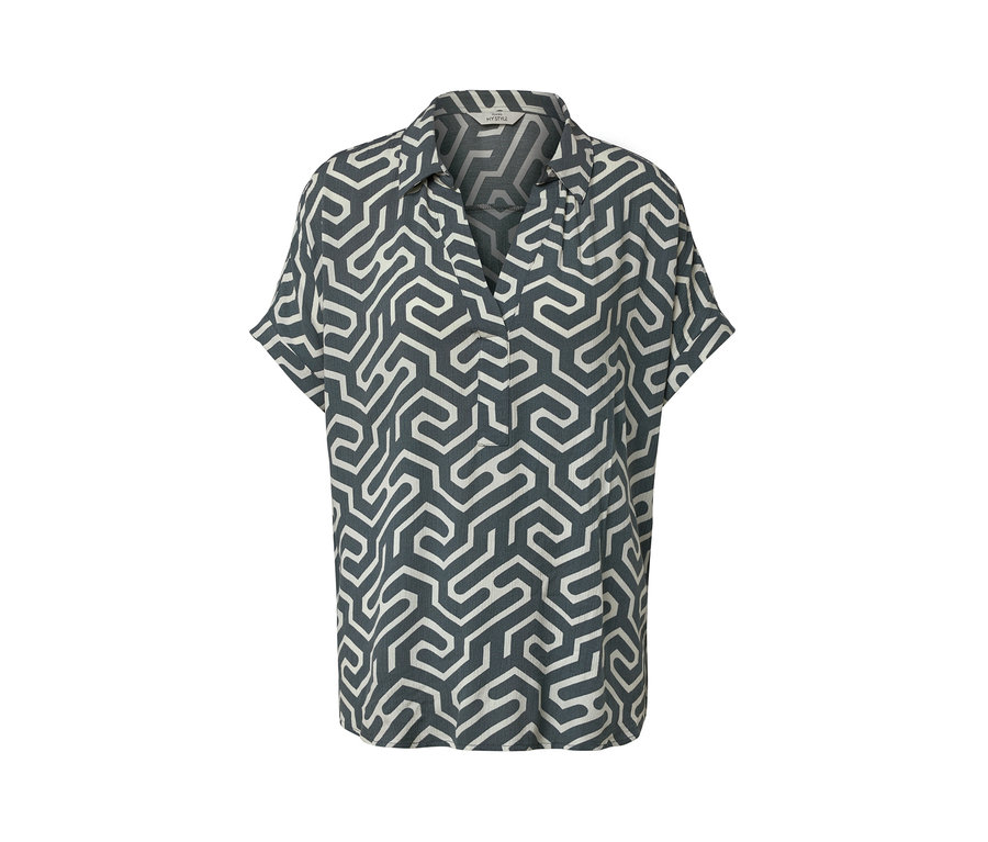 Bedruckte Bluse.