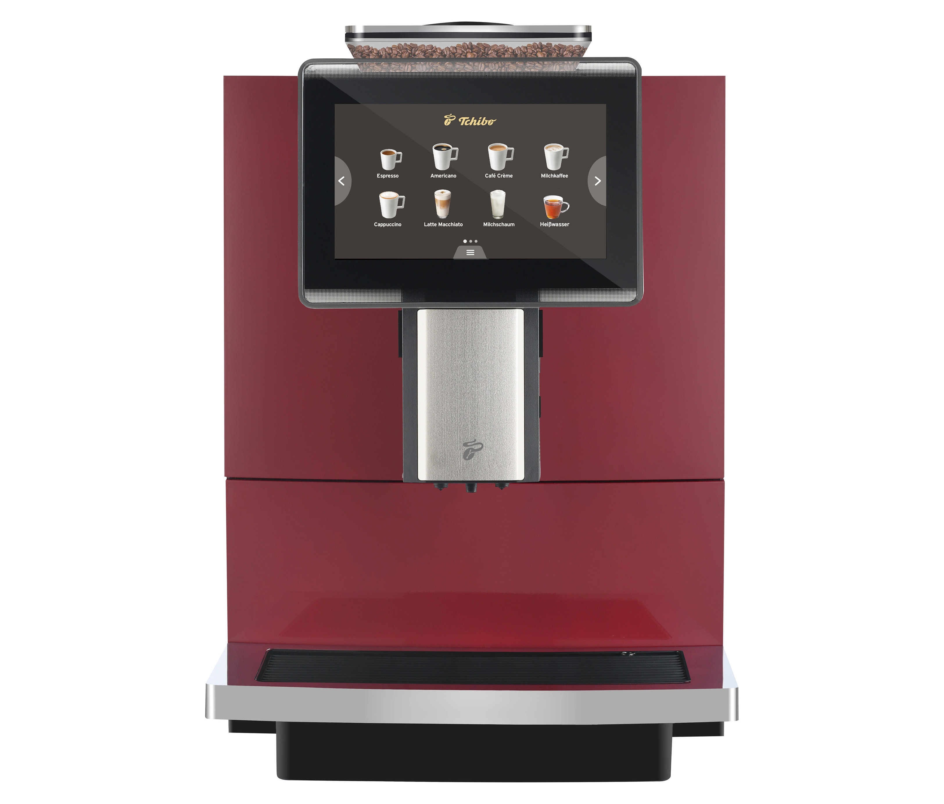 Office günstig Kaufen-Profi-Kaffeevollautomat »Tchibo Office« inkl. Wasserfilter, rot. Profi-Kaffeevollautomat »Tchibo Office« inkl. Wasserfilter, rot <![CDATA[Profi-Kaffeevollautomat »Tchibo Office« inkl. Wasserfilter, rot Material: Kunststoff & Edelst