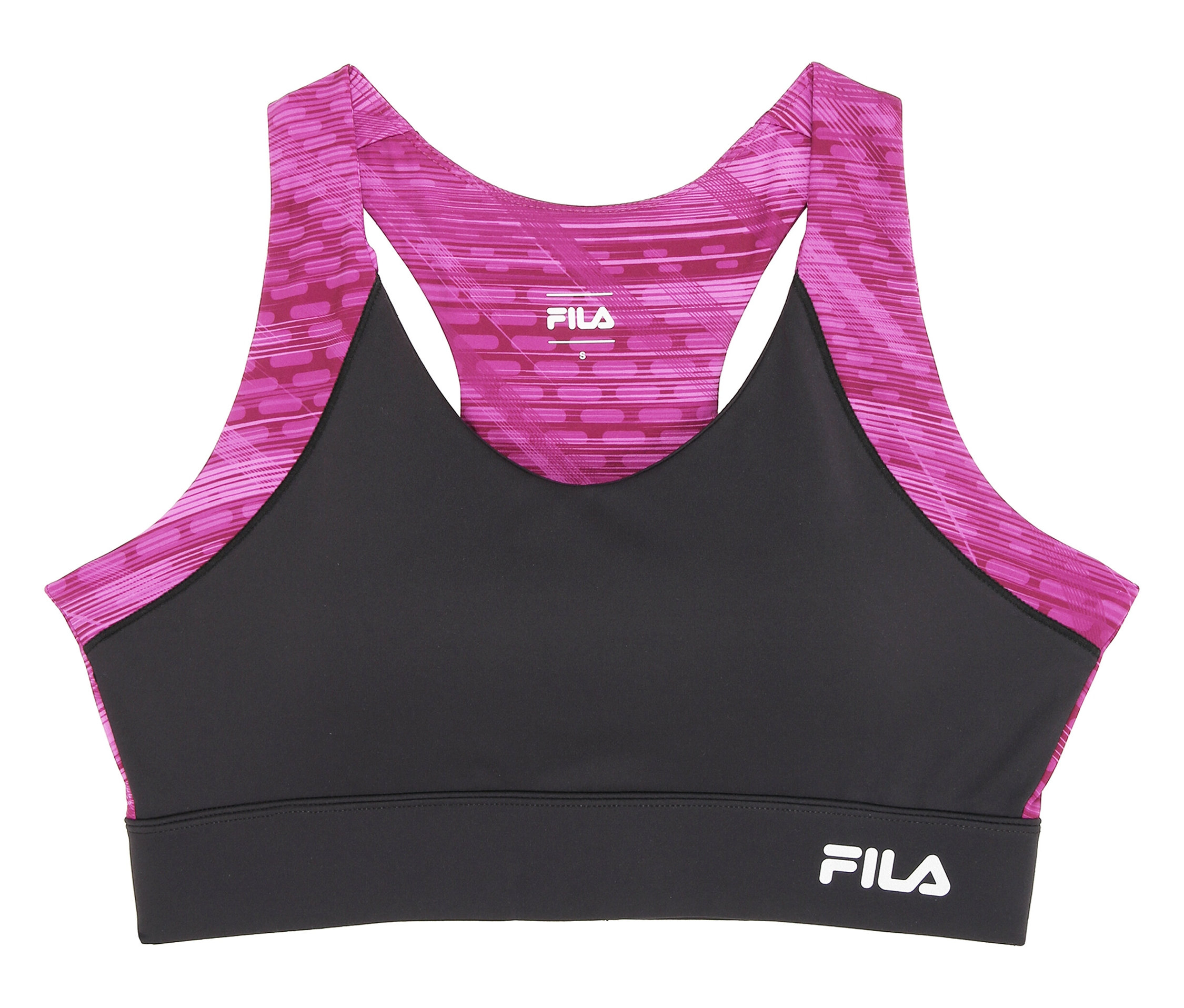 Damen-Sport-BH - Damen - Gr. L - schwarz/print - schwarz