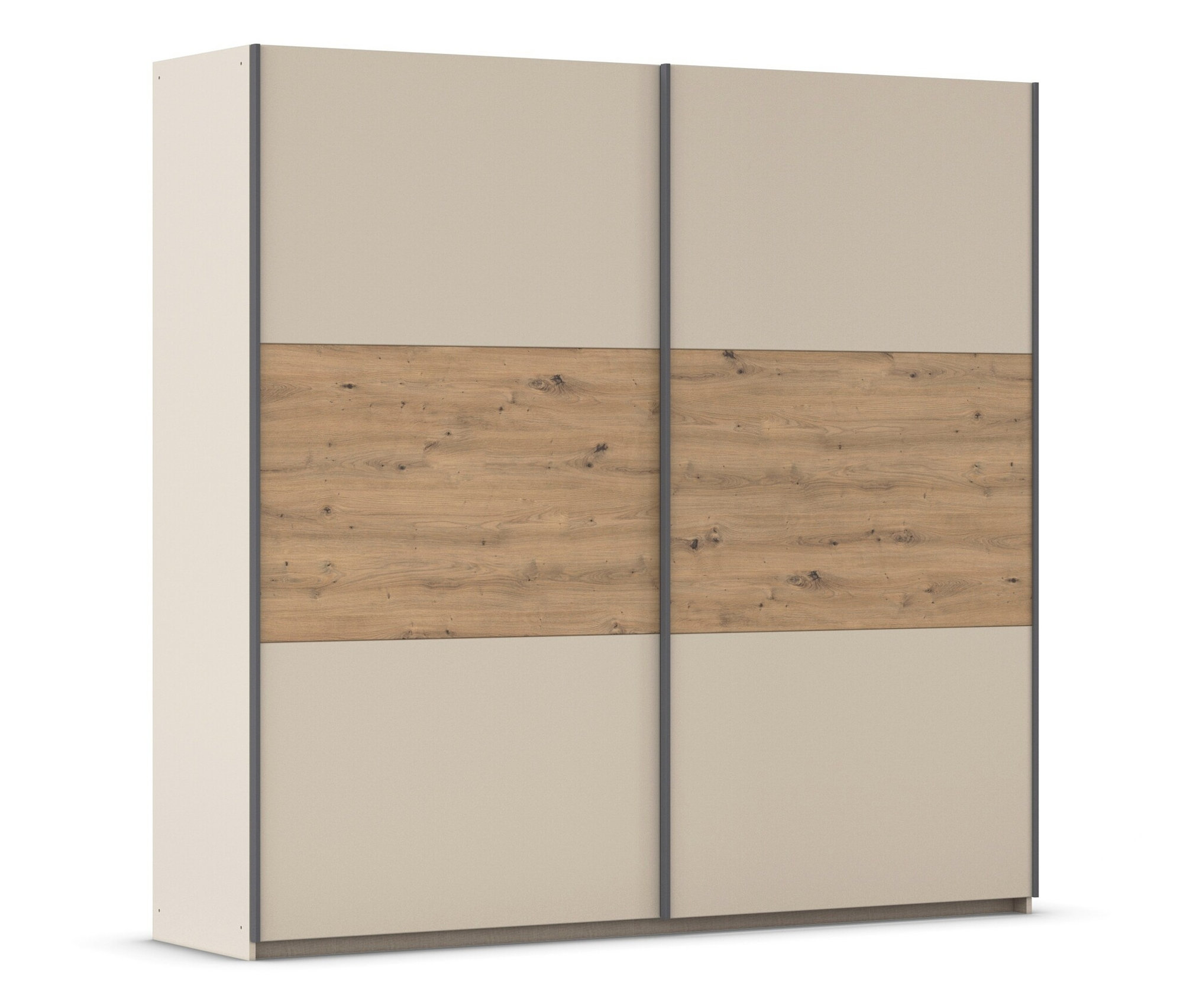rauch Kleiderschrank »Sajo« - 218x59x210cm - beige - - Holzwerkstoffe